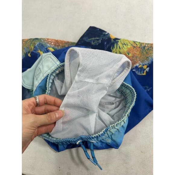 Wonder Nation Boys Shark Swim Trunks Size 6-7 Read - Picture 6 of 8